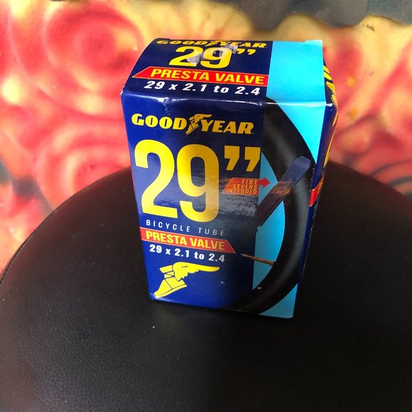 Goodyear 29" Presta Valve Bicycle Tube 29 X 2.1 To 2.4 Tire Levers Included - Picture 1 of 3